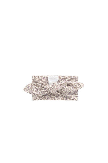 Organic Cotton Modal Lilian Headband - Amber Eggnog Childrens Headband from Jamie Kay Australia