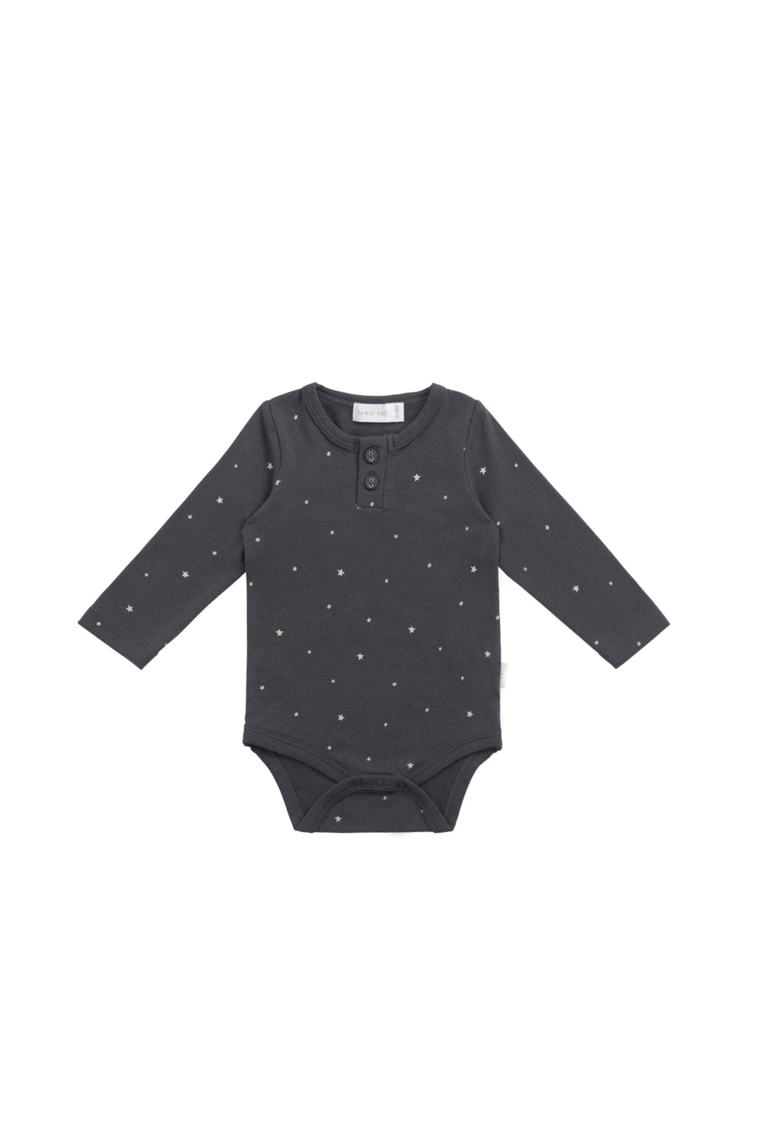 Organic Cotton Modal Long Sleeve Bodysuit - Milky Way Icelandic Childrens Bodysuit from Jamie Kay Australia