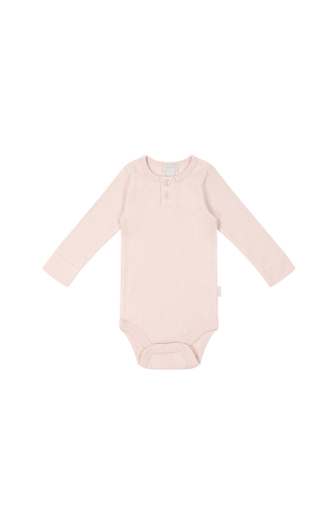 Organic Cotton Modal Long Sleeve Bodysuit - Morgan Pink Childrens Bodysuit from Jamie Kay Australia