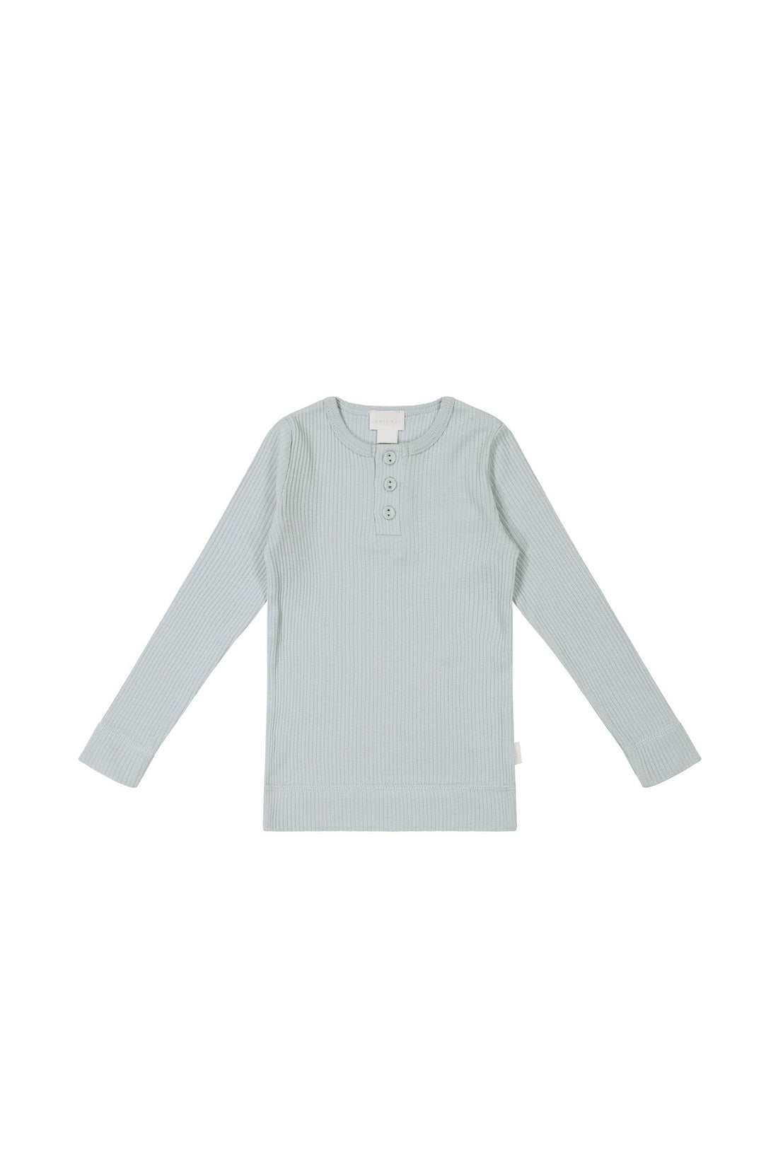 Organic Cotton Modal Long Sleeve Henley - North Star Childrens Top from Jamie Kay Australia