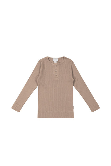 Organic Cotton Modal Long Sleeve Top - Mountain Childrens Top from Jamie Kay Australia