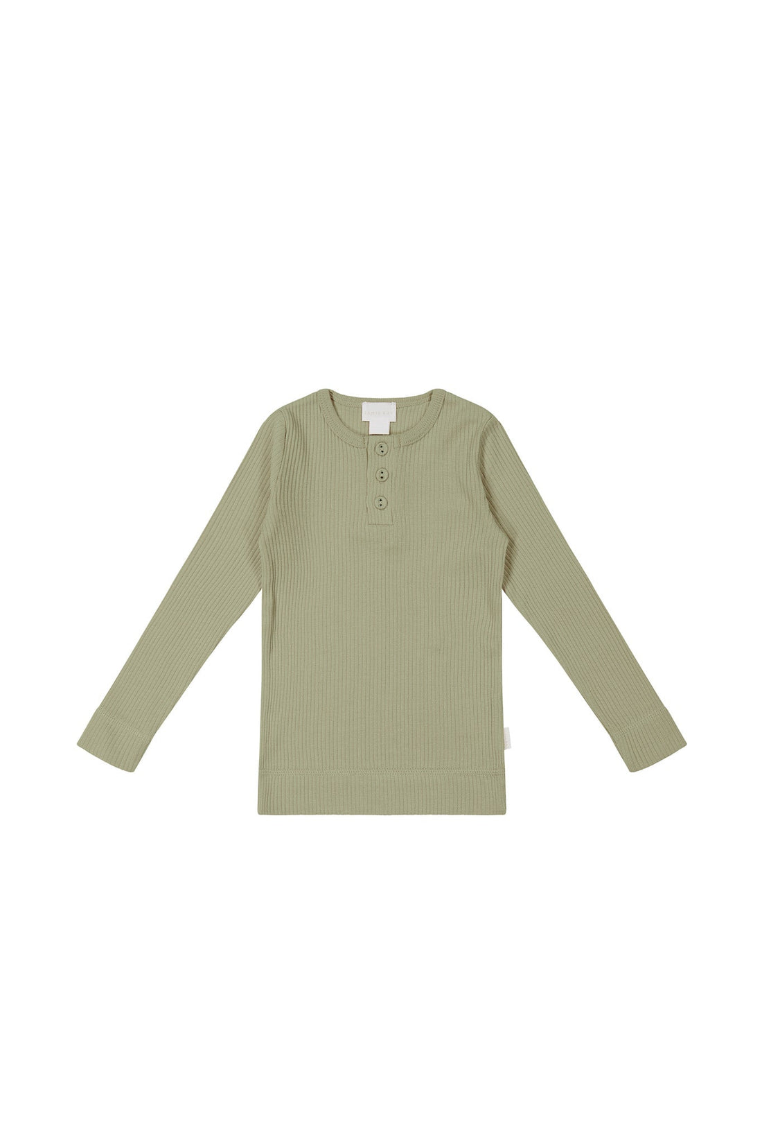 Organic Cotton Modal Long Sleeve Top - Tea Tree Childrens Top from Jamie Kay Australia