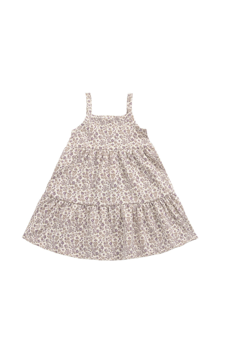 Organic Cotton Modal Matilda Dress - Amber Eggnog Childrens Dress from Jamie Kay Australia