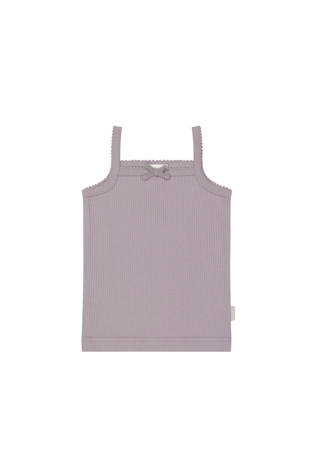 Organic Cotton Modal Singlet - Vintage Berry Childrens Singlet from Jamie Kay Australia