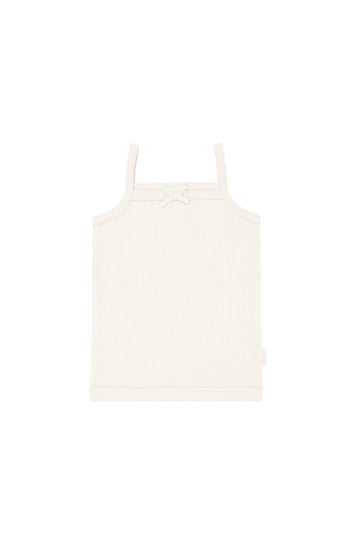 Organic Cotton Modal Singlet - Whisper Childrens Singlet from Jamie Kay Australia