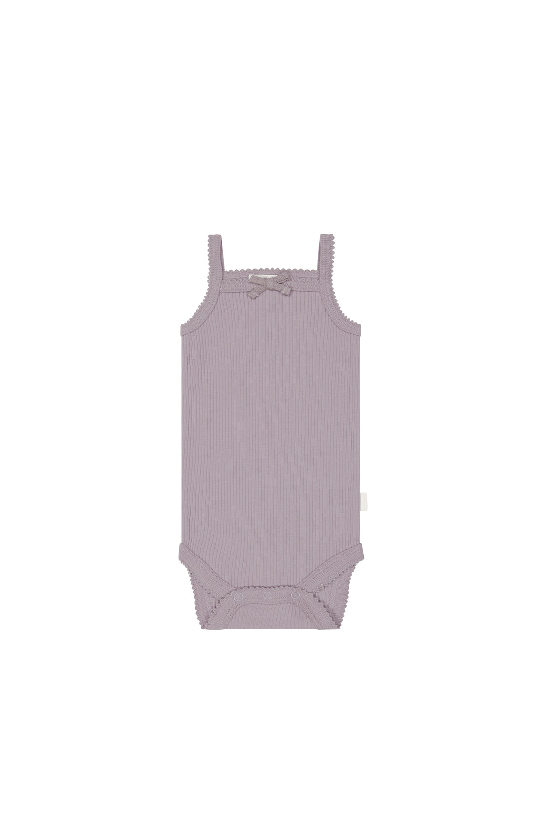 Organic Cotton Modal Singlet Bodysuit - Vintage Berry Childrens Bodysuit from Jamie Kay Australia