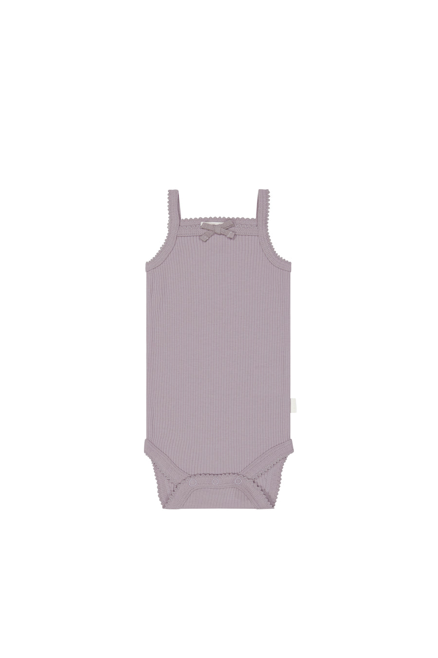 Organic Cotton Modal Singlet Bodysuit - Vintage Berry Childrens Bodysuit from Jamie Kay Australia