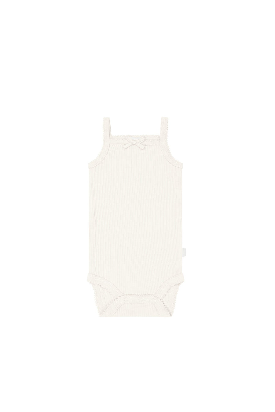 Organic Cotton Modal Singlet Bodysuit - Whisper Childrens Bodysuit from Jamie Kay Australia