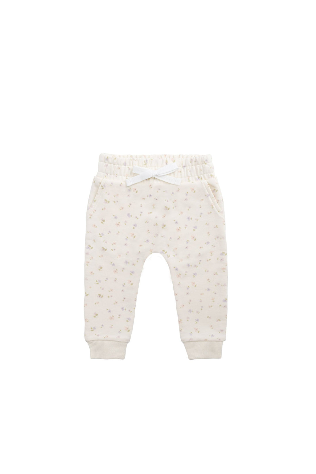 Organic Cotton Morgan Track Pant - Briella Whisper Childrens Pant from Jamie Kay Australia