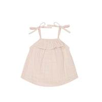 Organic Cotton Muslin Arielle Top - Ballet Pink Childrens Top from Jamie Kay Australia