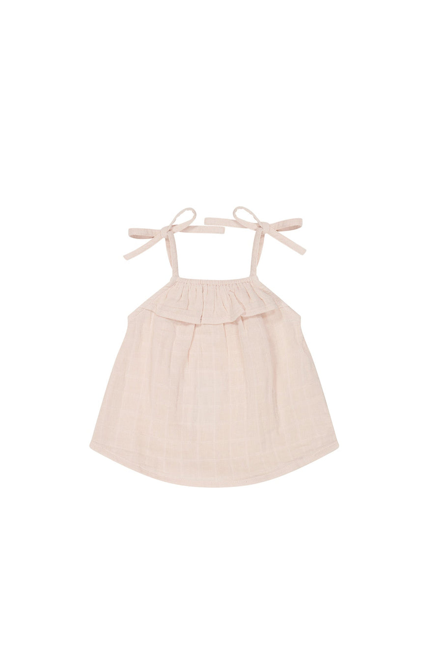 Organic Cotton Muslin Arielle Top - Ballet Pink Childrens Top from Jamie Kay Australia