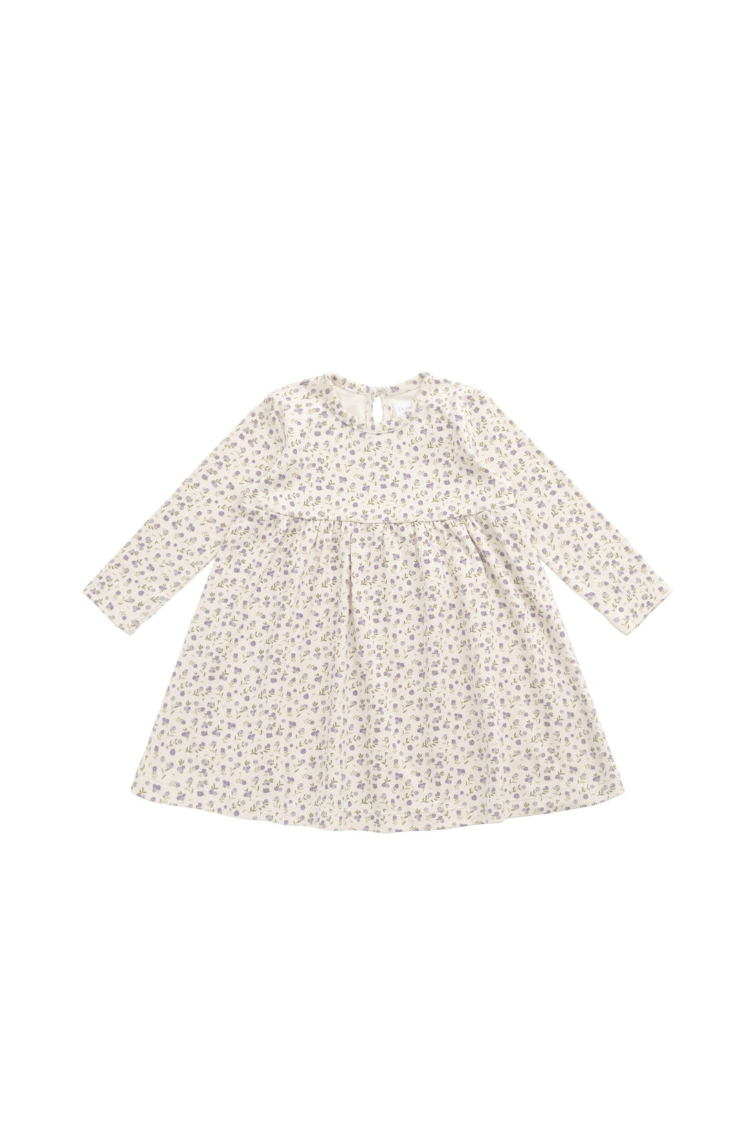 Organic Cotton Pixie Dress - Blueberry Field Raindrops Childrens Dress from Jamie Kay Australia