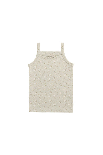 Organic Cotton Singlet - Lulu Honeydew Childrens Singlet from Jamie Kay Australia