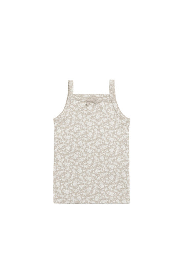 Organic Cotton Singlet - Sadie Honeydew Childrens Singlet from Jamie Kay Australia