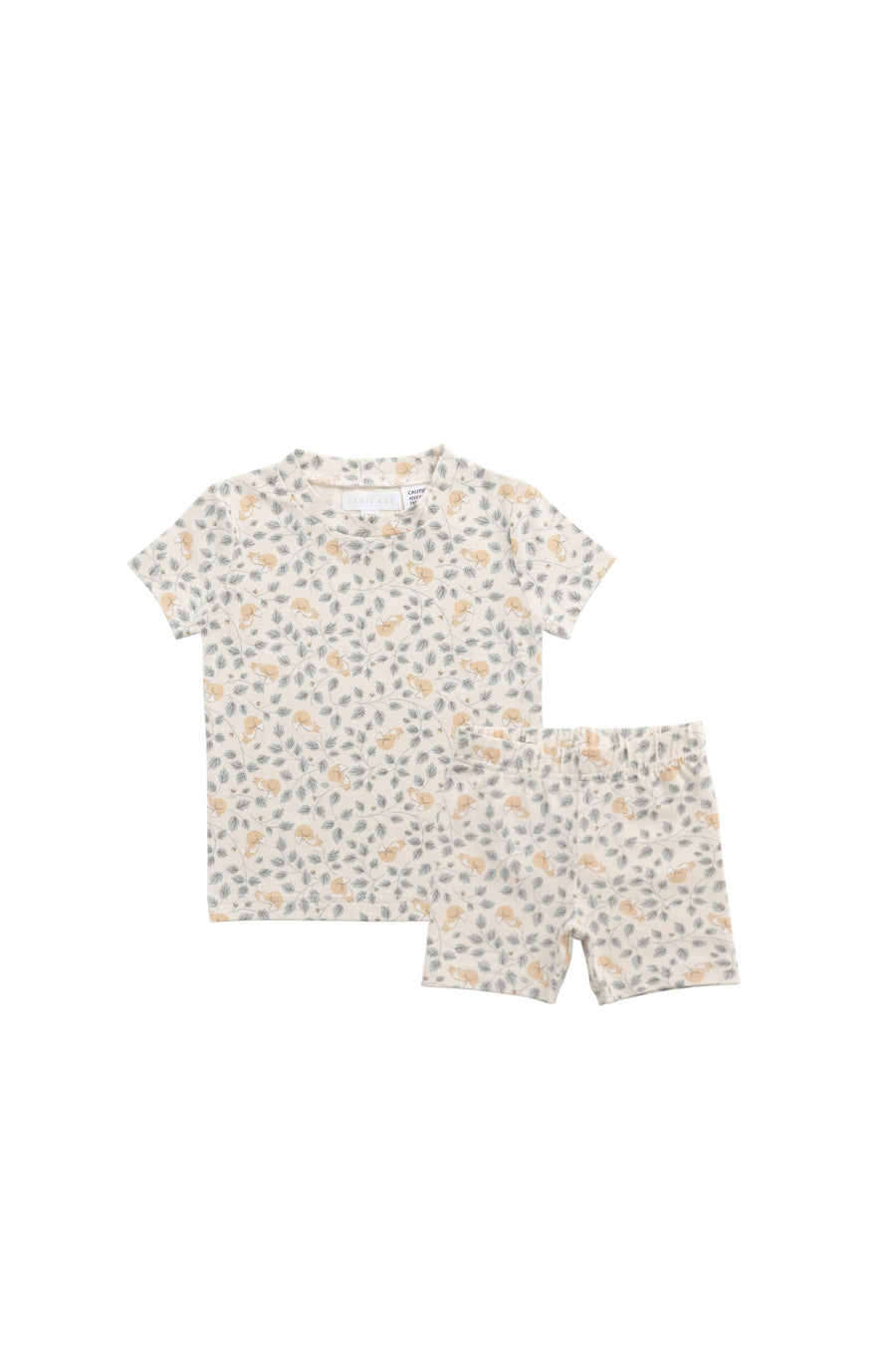 Organic Cotton Skye Short Sleeve Pyjama Set - Freddie Fox Childrens Pyjama from Jamie Kay Australia