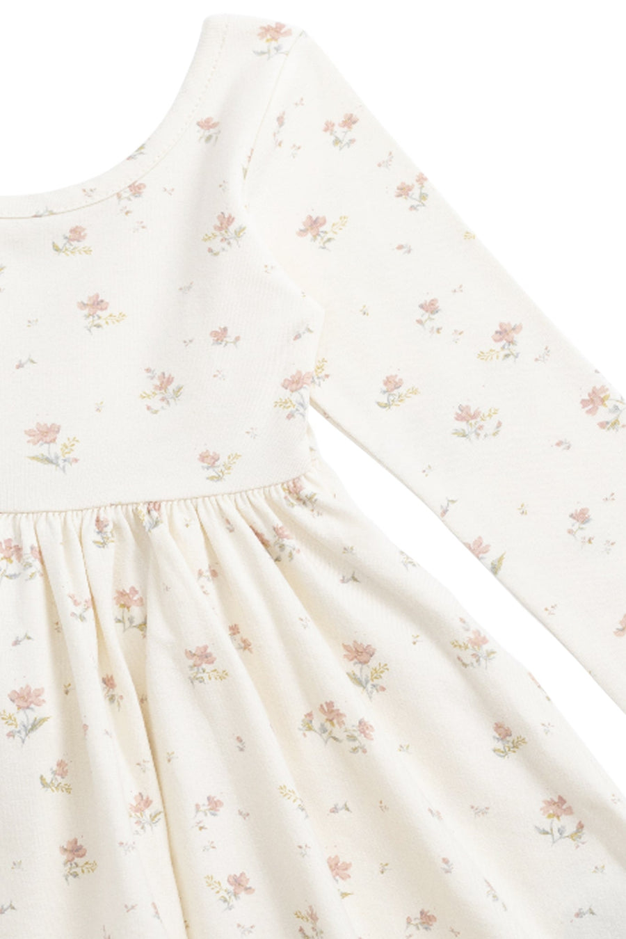 Organic Cotton Tallulah Dress - Emilia Egret Childrens Dress from Jamie Kay Australia