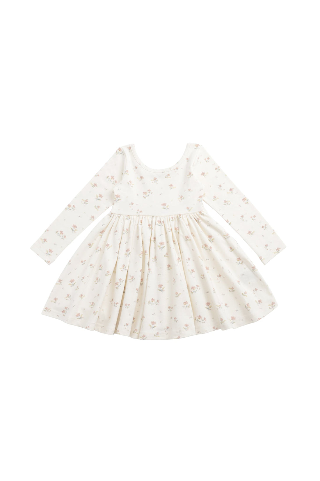 Organic Cotton Tallulah Dress - Emilia Egret Childrens Dress from Jamie Kay Australia