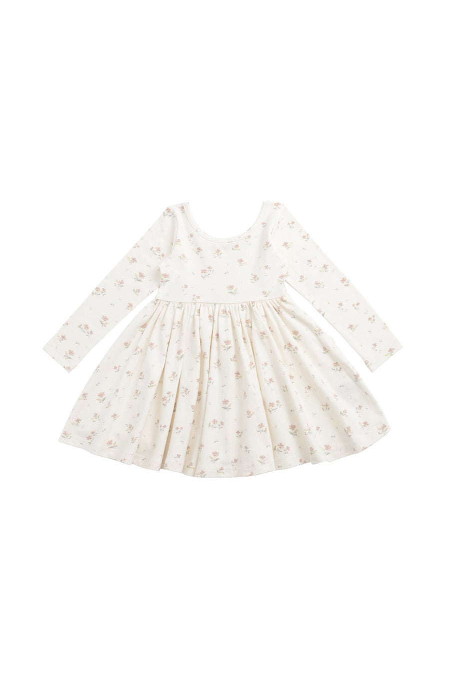 Organic Cotton Tallulah Dress - Emilia Egret Childrens Dress from Jamie Kay Australia