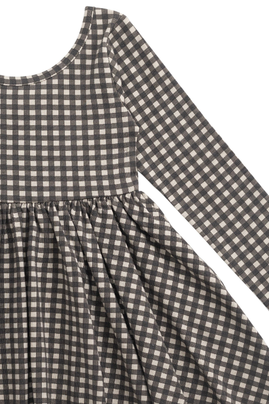 Organic Cotton Tallulah Dress - Mini Gingham Bistre Childrens Dress from Jamie Kay Australia