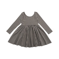 Organic Cotton Tallulah Dress - Mini Gingham Bistre Childrens Dress from Jamie Kay Australia