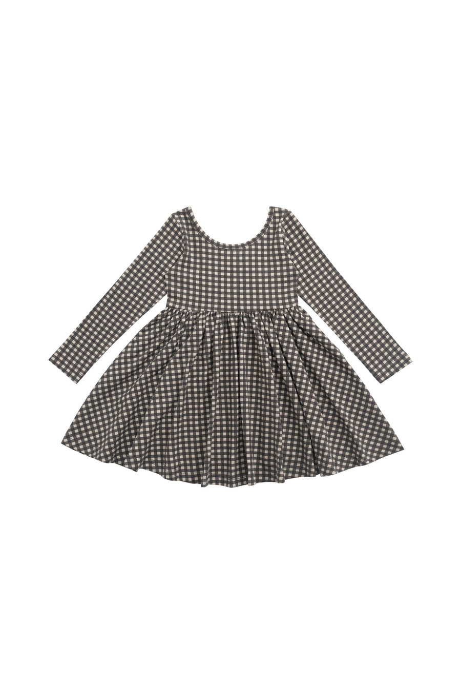 Organic Cotton Tallulah Dress - Mini Gingham Bistre Childrens Dress from Jamie Kay Australia