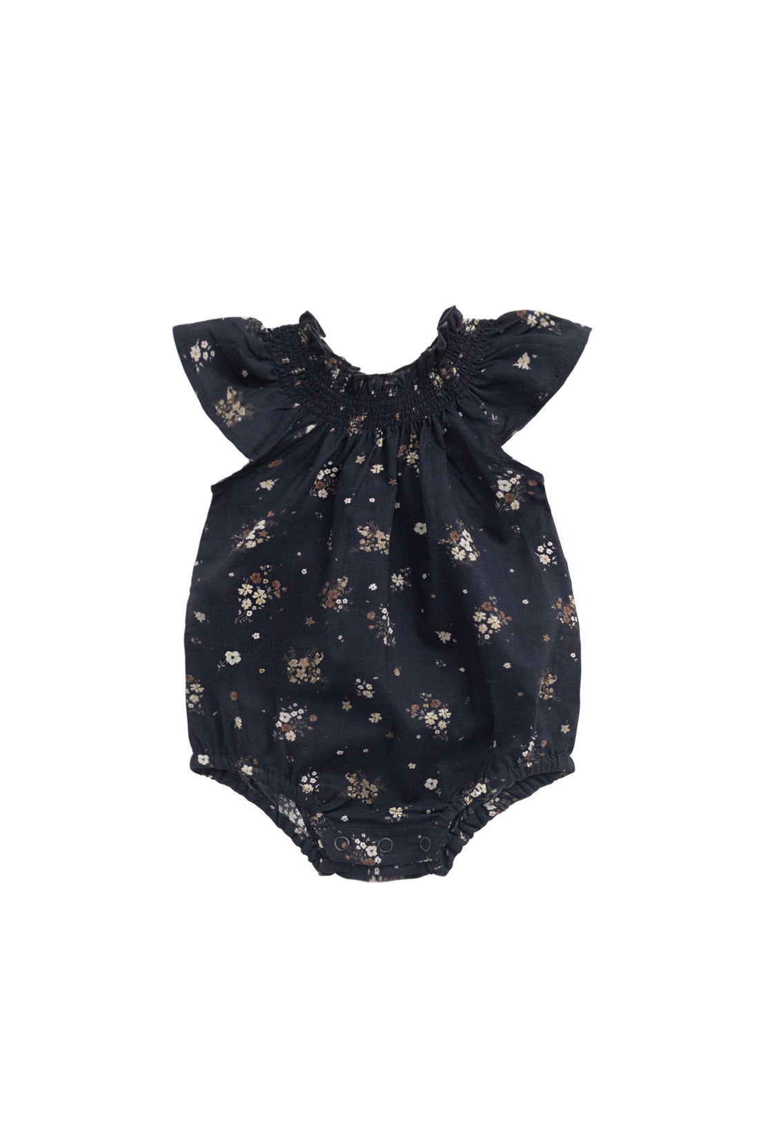 Organic Cotton Tamara Playsuit - Bouquet De Fleur Childrens Playsuit from Jamie Kay Australia