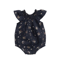 Organic Cotton Tamara Playsuit - Bouquet De Fleur Childrens Playsuit from Jamie Kay Australia