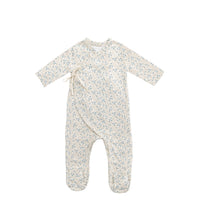 Organic Cotton Wrap Onepiece - Adnola Floral Childrens Onepiece from Jamie Kay Australia