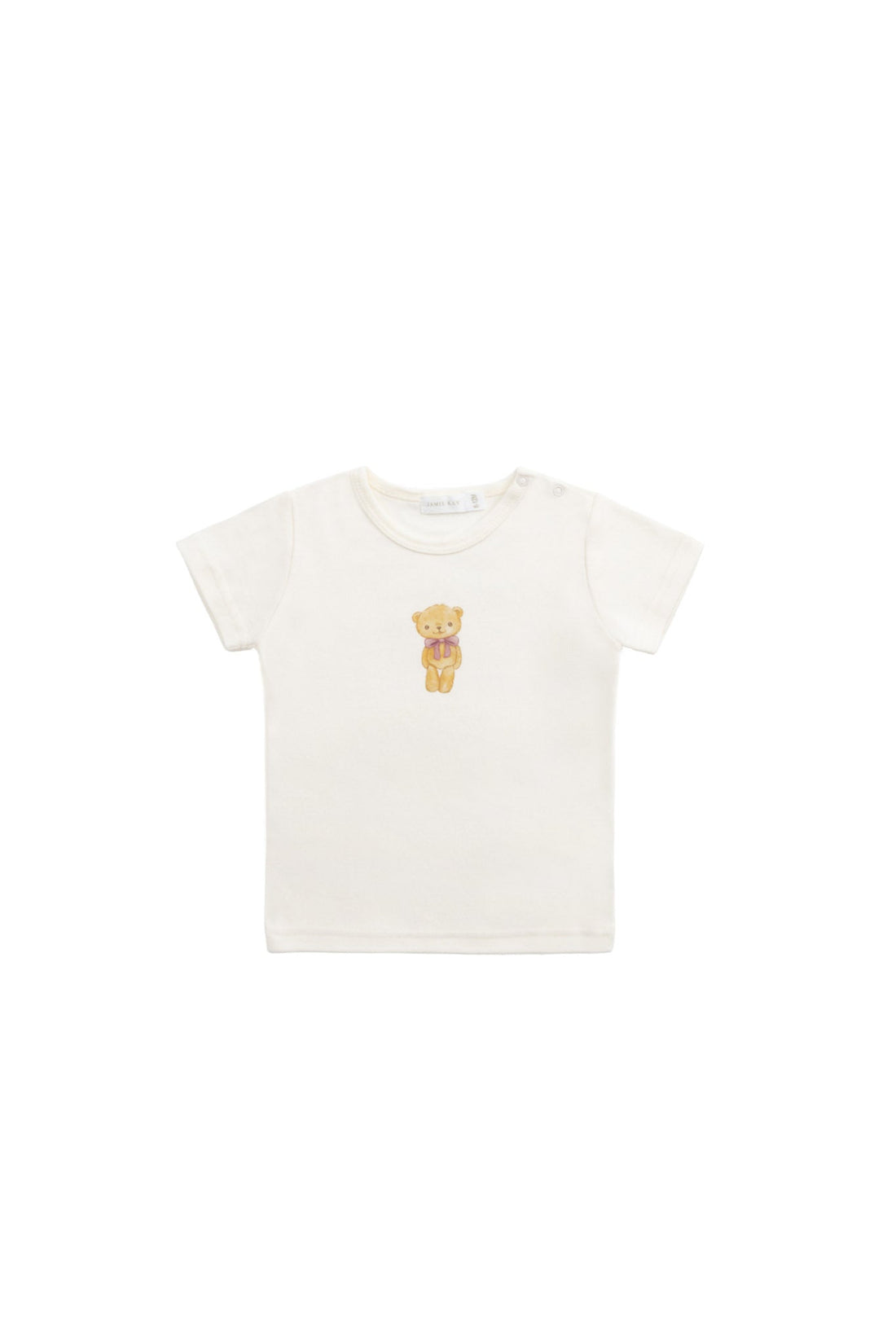 Pima Cotton Aude Tee - Cloud Little Georgie Childrens Top from Jamie Kay Australia