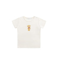 Pima Cotton Aude Tee - Cloud Little Georgie Childrens Top from Jamie Kay Australia