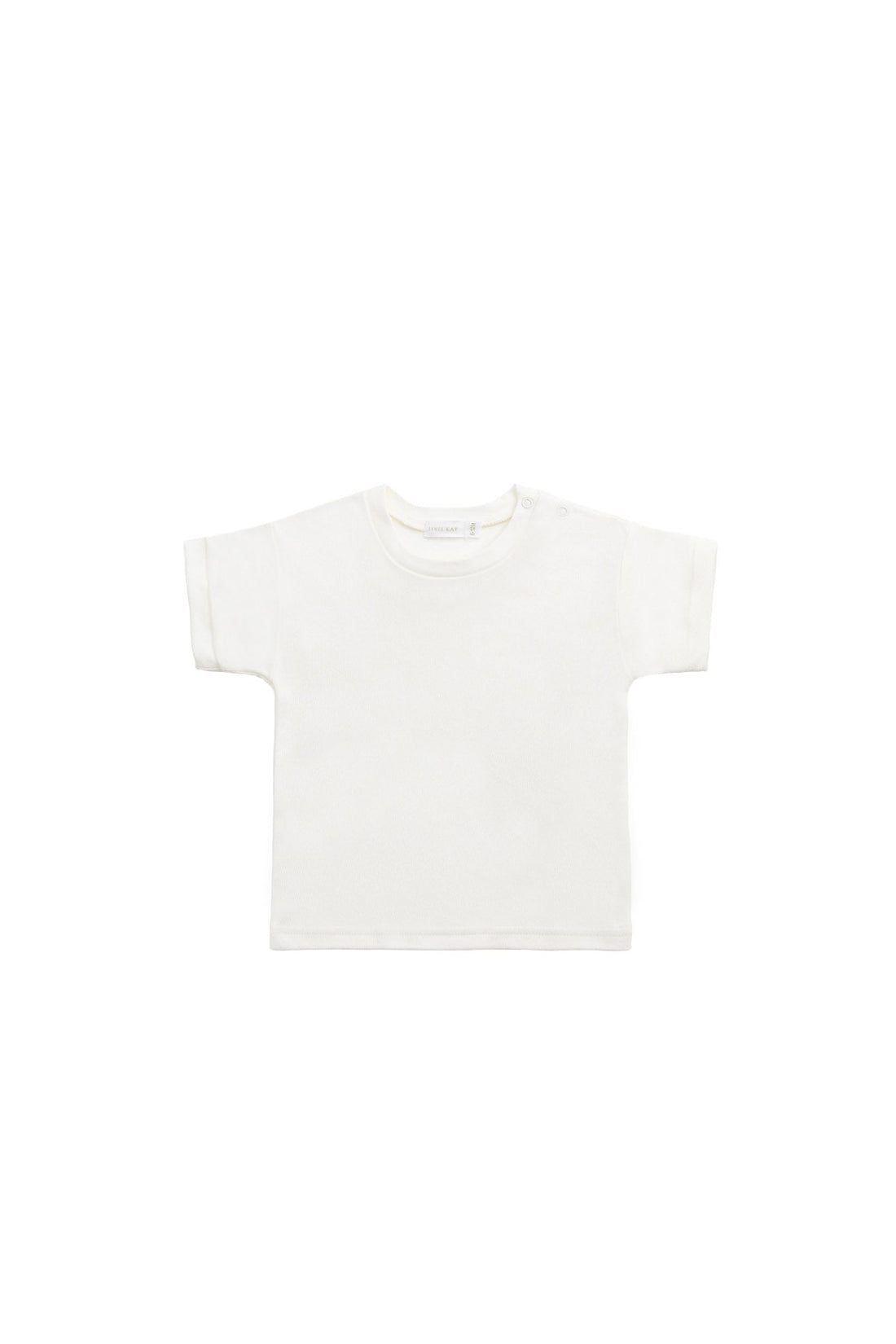 Pima Cotton Eddie Tee - Parchment Childrens Top from Jamie Kay Australia