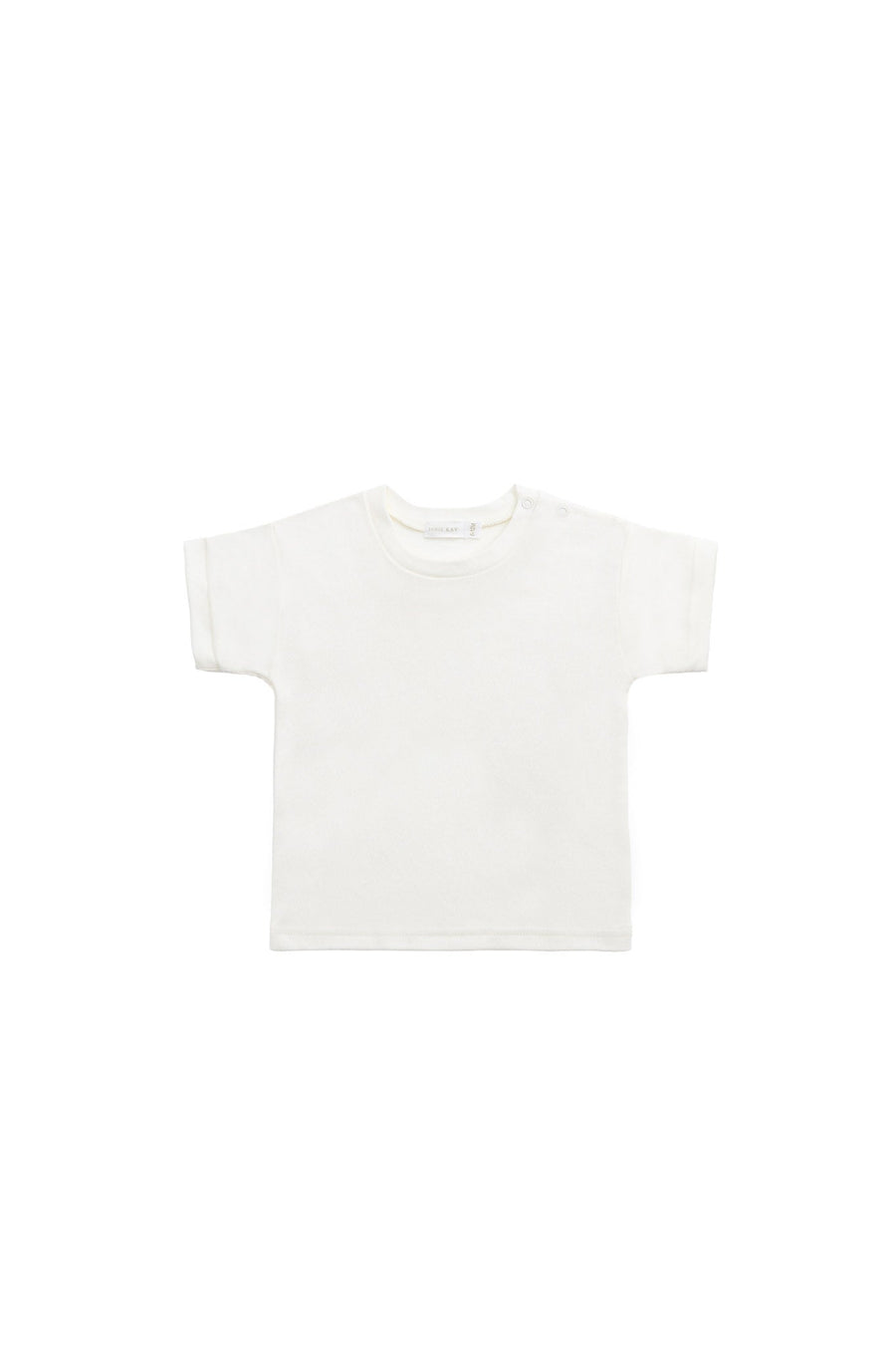 Pima Cotton Eddie Tee - Parchment Childrens Top from Jamie Kay Australia