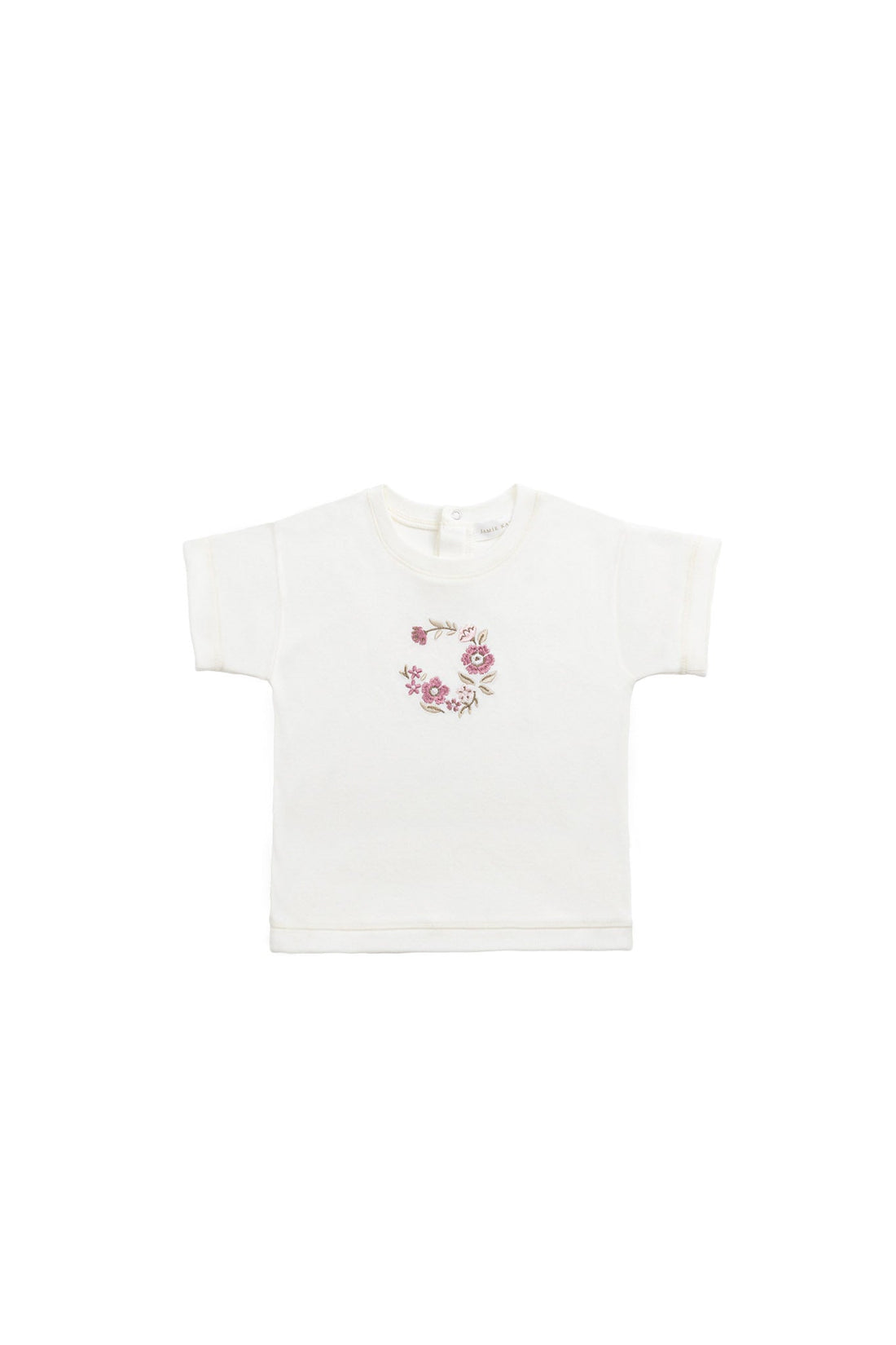 Pima Cotton Mimi Top - Parchment Wreath Childrens Top from Jamie Kay Australia