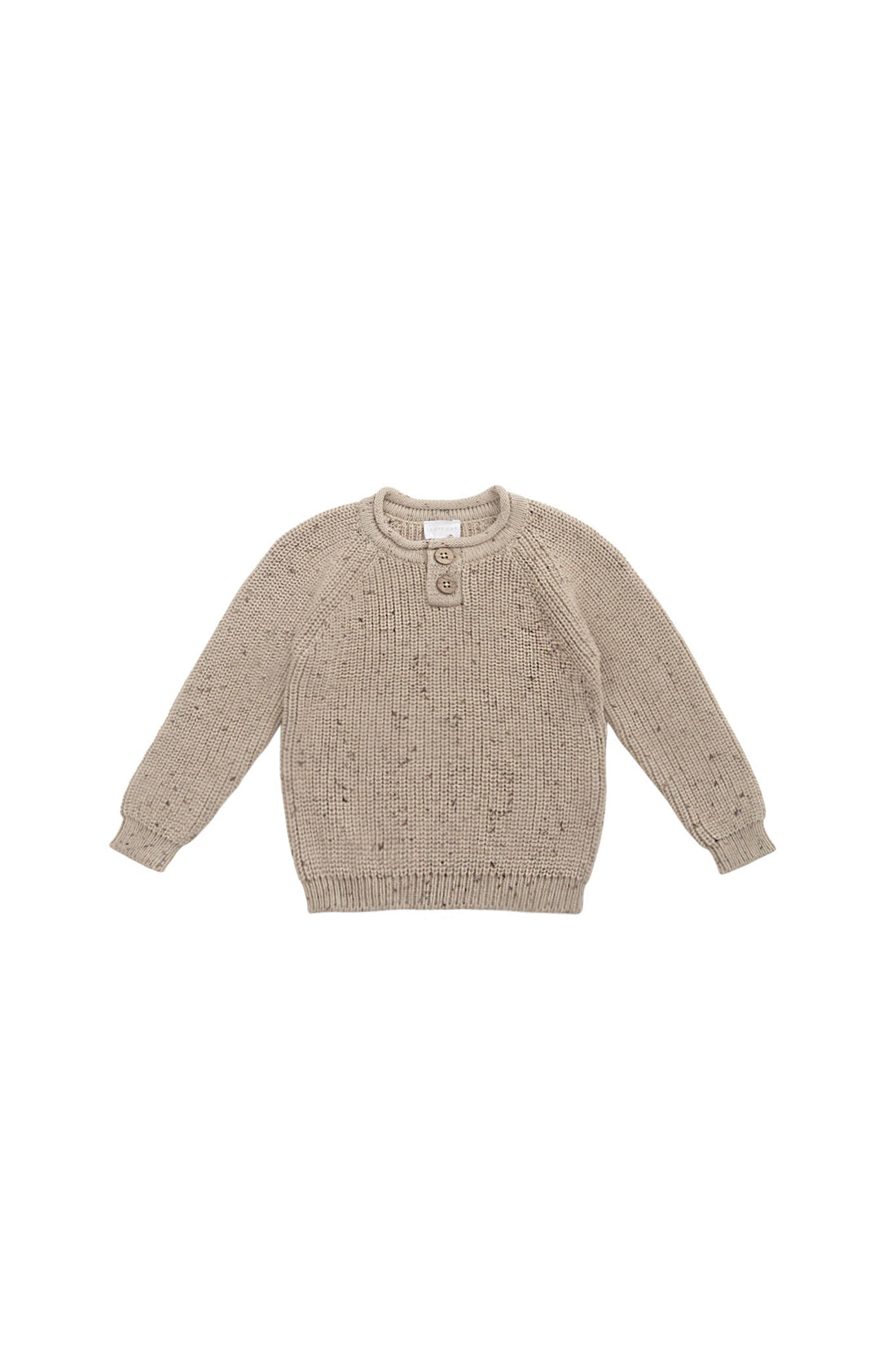 Sam Knitted Jumper - Malt Fleck Childrens Jumper from Jamie Kay Australia