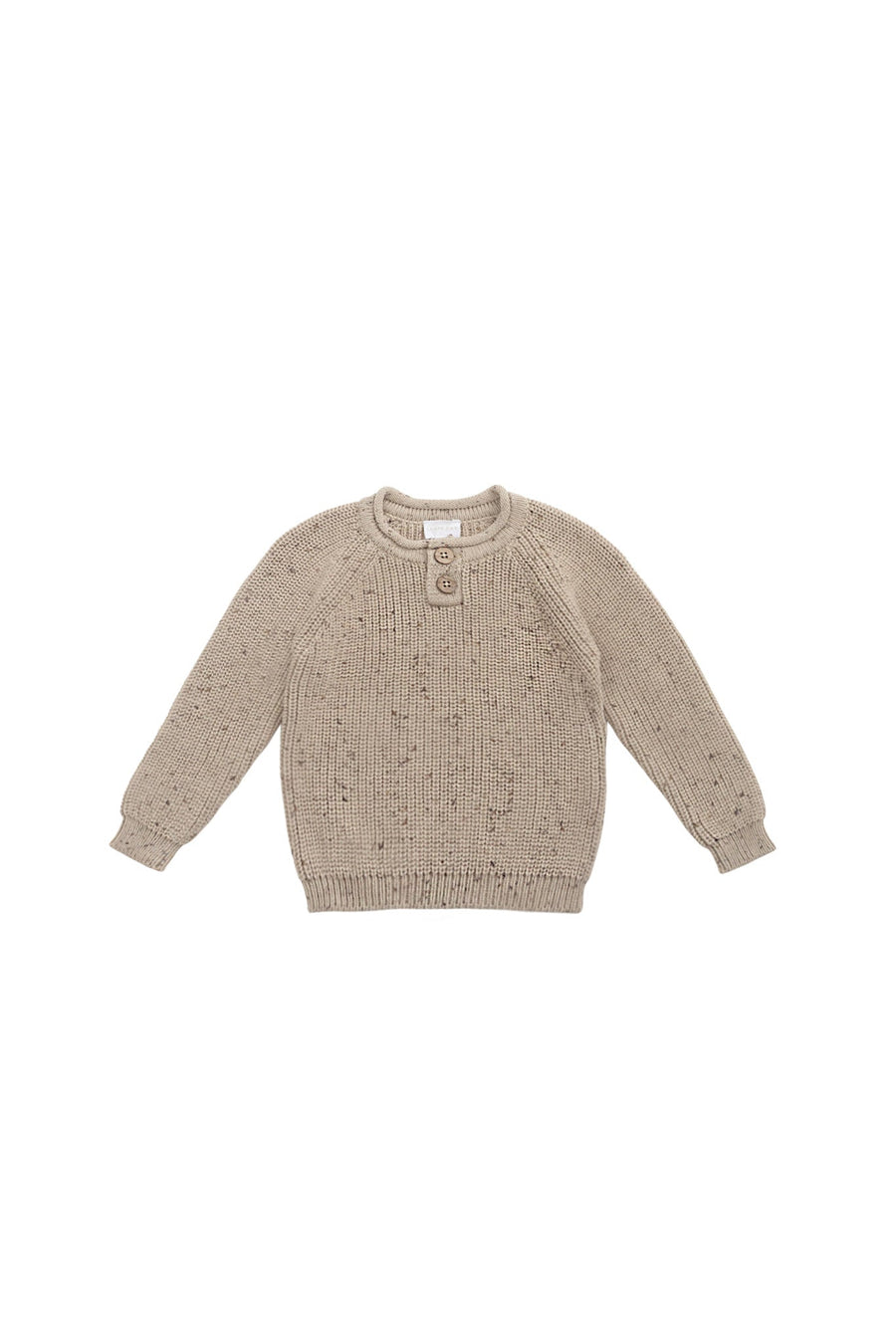 Sam Knitted Jumper - Malt Fleck Childrens Jumper from Jamie Kay Australia