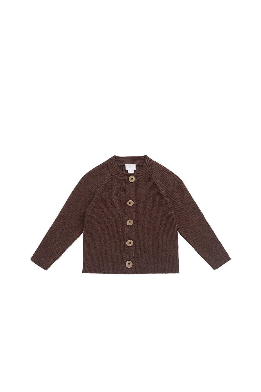 Samantha Cardigan - Toasted Brown Marle Childrens Cardigan from Jamie Kay Australia