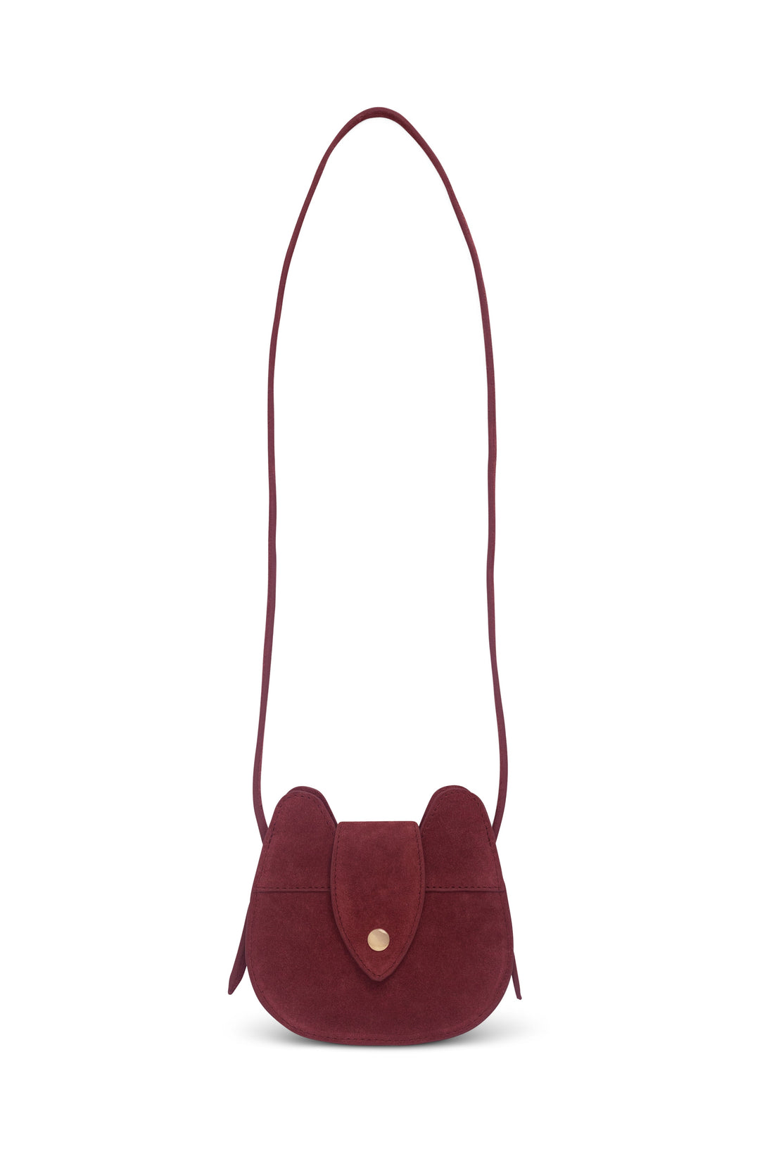 Jamie Kay Leather Shoulder Bag - Plum Pink Childrens Bag from Jamie Kay Australia