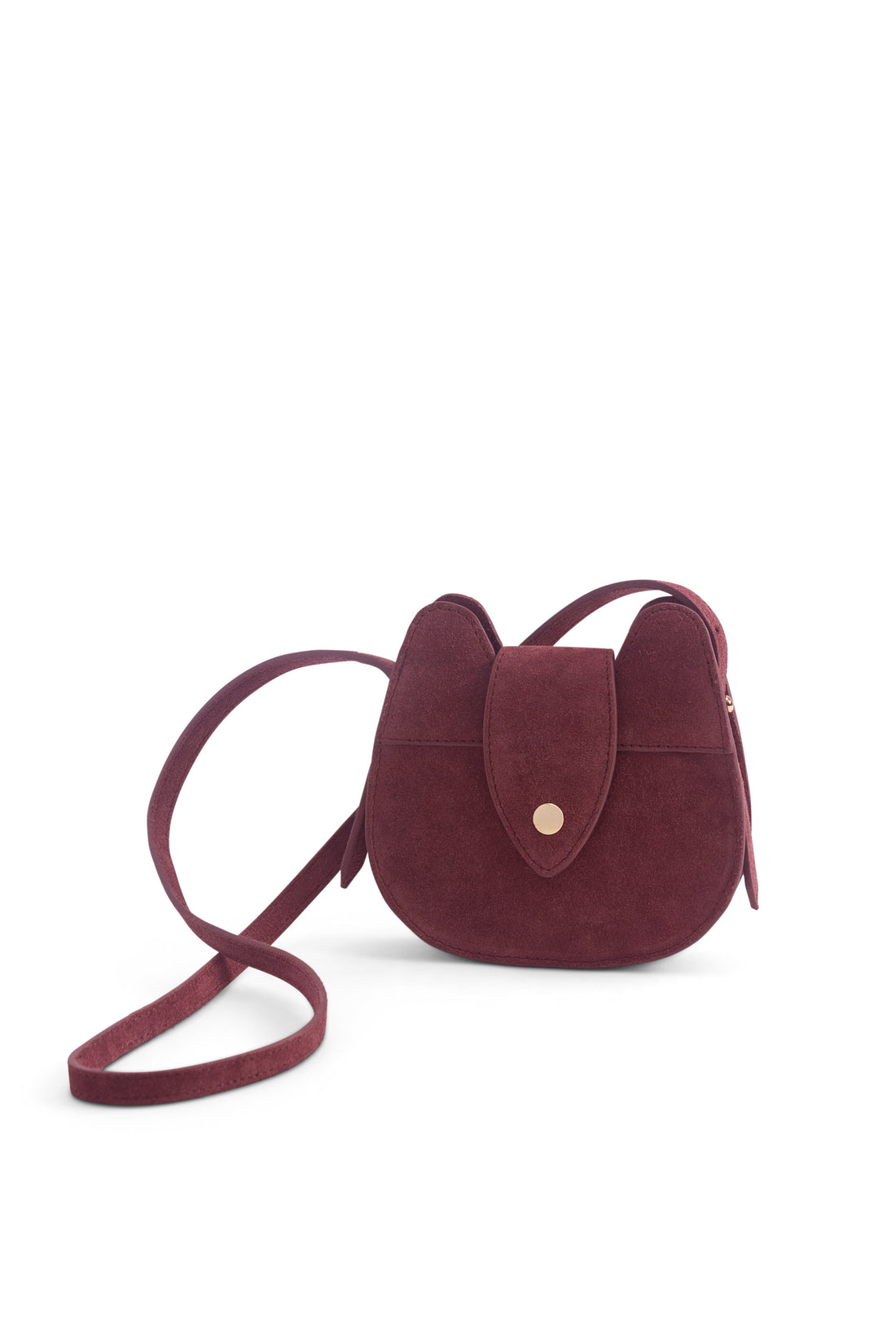Jamie Kay Leather Shoulder Bag - Plum Pink Childrens Bag from Jamie Kay Australia