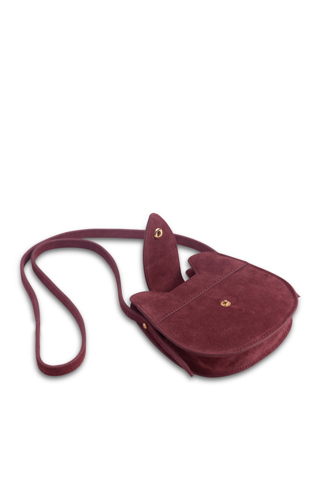Jamie Kay Leather Shoulder Bag - Plum Pink Childrens Bag from Jamie Kay Australia