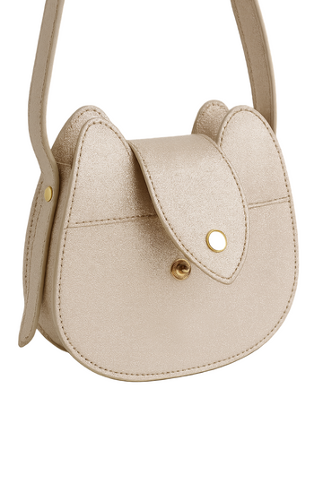 Jamie Kay Leather Suede Shoulder Bag - Rose Gold Childrens Bag from Jamie Kay Australia