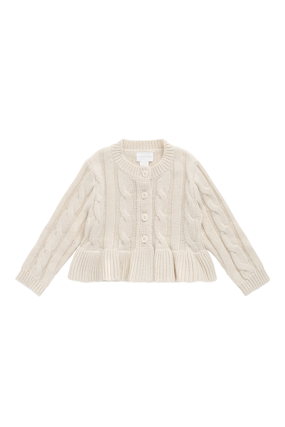 Harriet Cardigan - Vanilla Childrens Cardigan from Jamie Kay Australia