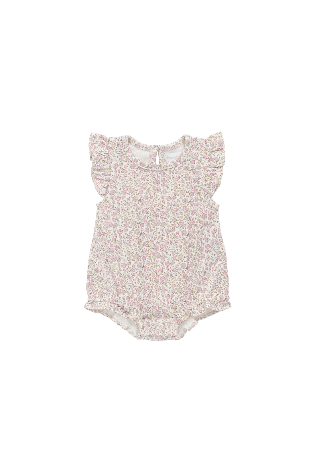 Organic Cotton Adrienne Playsuit - Tully Mauve Childrens Playsuit from Jamie Kay Australia