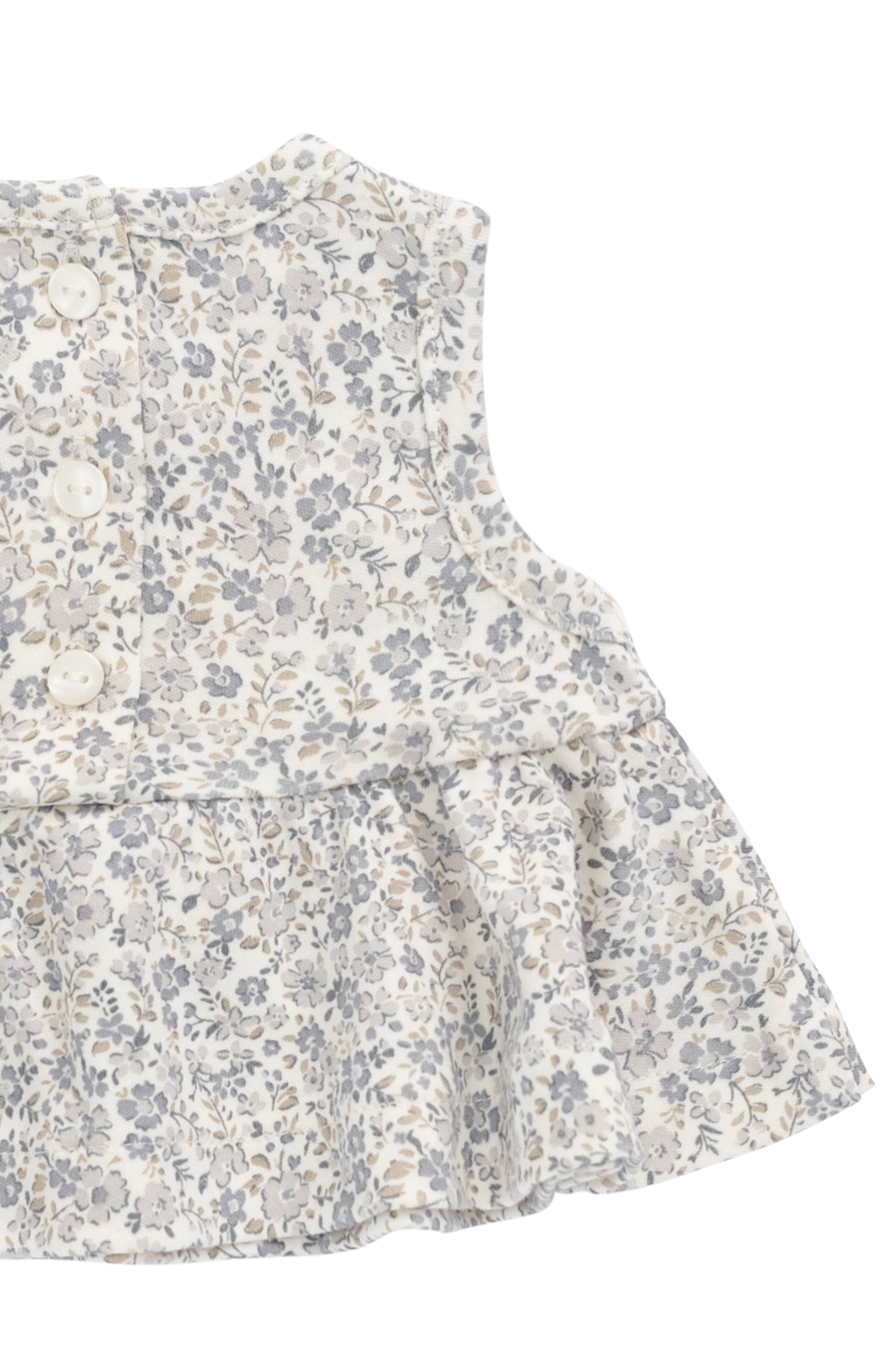 Organic Cotton Adrienne Top - Tully Grey Childrens Top from Jamie Kay Australia