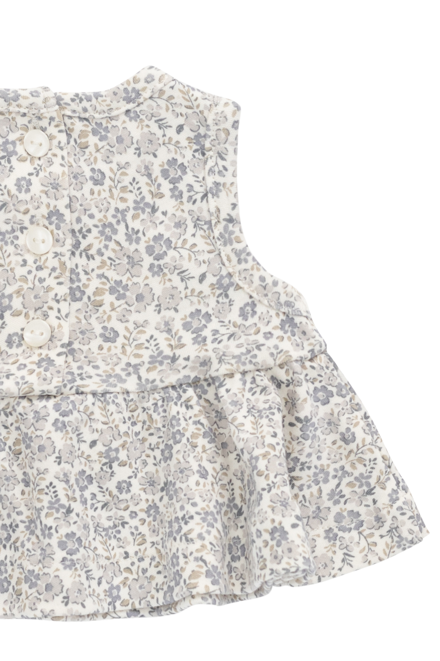 Organic Cotton Adrienne Top - Tully Grey Childrens Top from Jamie Kay Australia