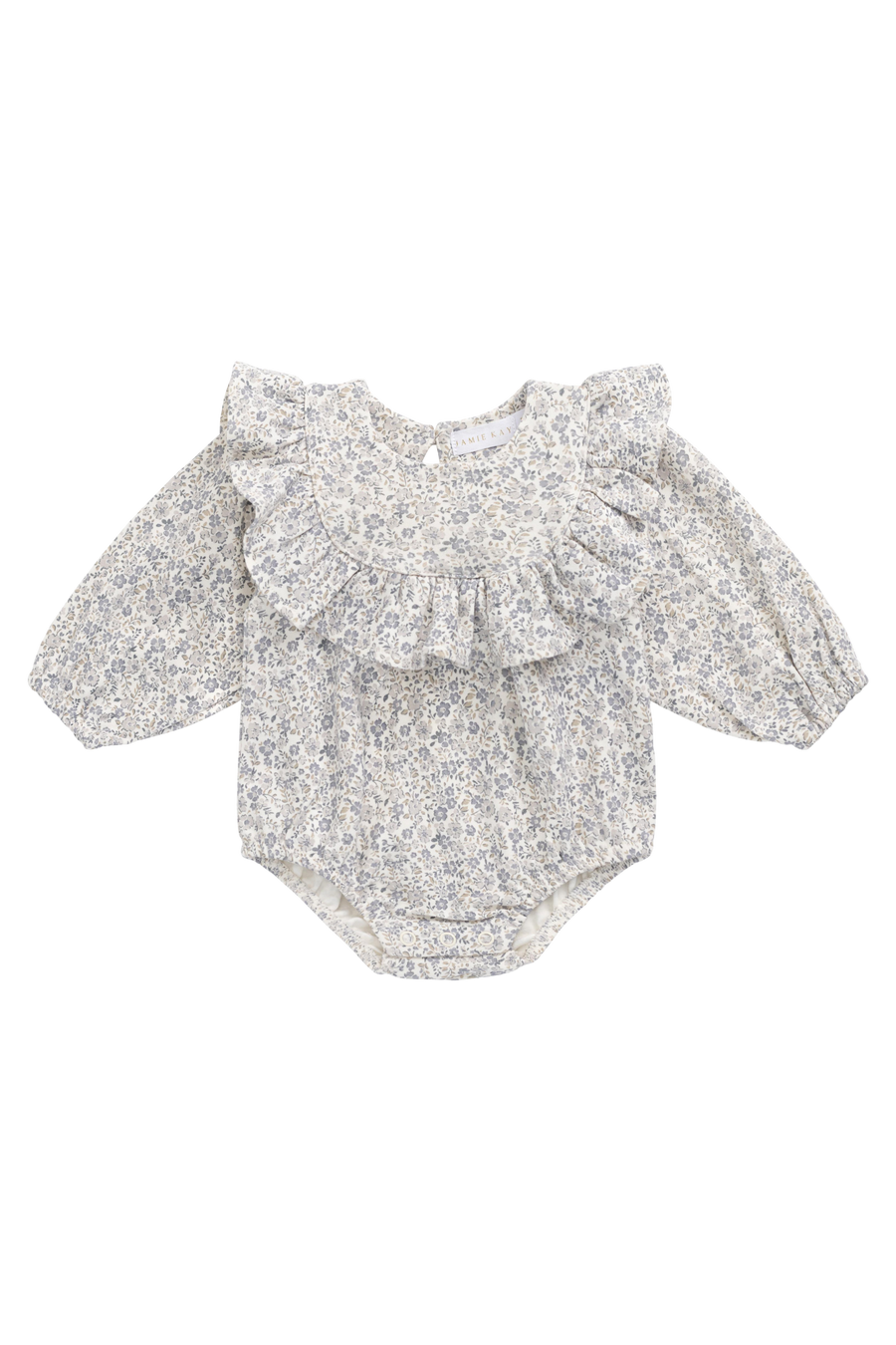 Organic Cotton Aurora Playsuit - Tully Grey Childrens Playsuit from Jamie Kay Australia