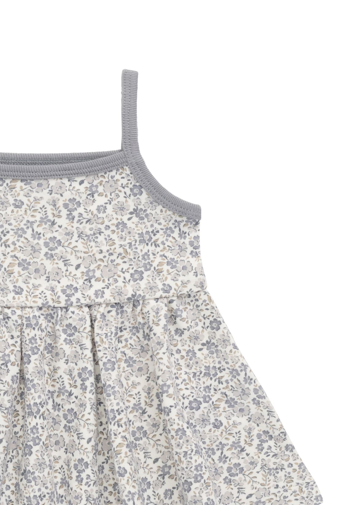Organic Cotton Maple Singlet - Tully Grey Childrens Singlet from Jamie Kay Australia