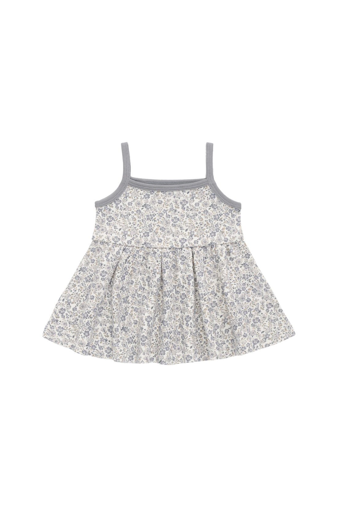 Organic Cotton Maple Singlet - Tully Grey Childrens Singlet from Jamie Kay Australia