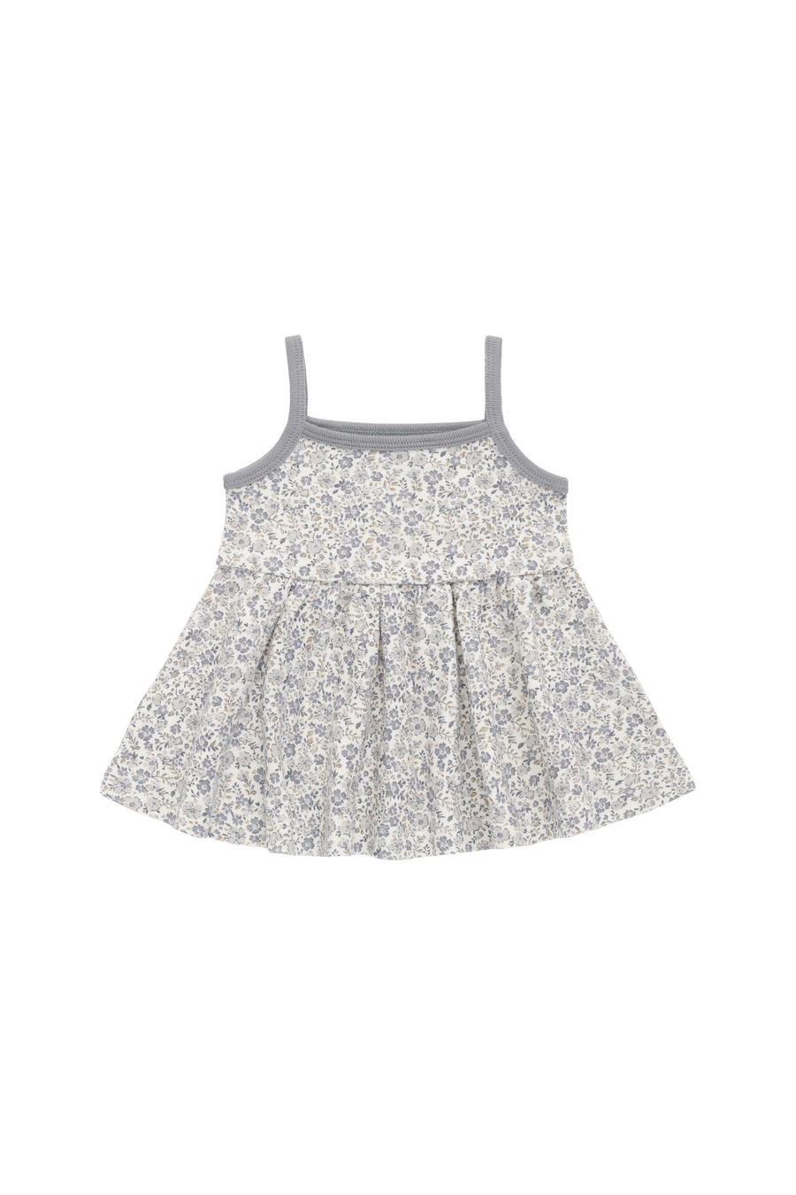 Organic Cotton Maple Singlet - Tully Grey Childrens Singlet from Jamie Kay Australia