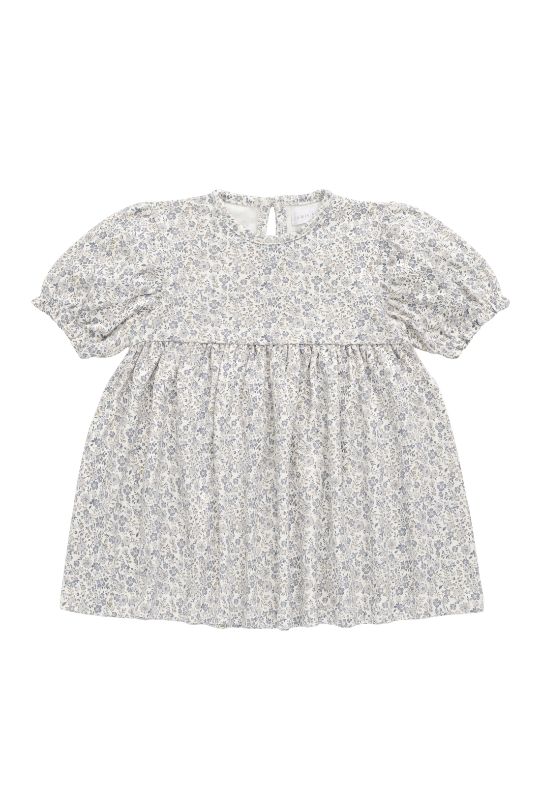 Organic Cotton Penny Dress - Tully Grey Childrens Dress from Jamie Kay Australia