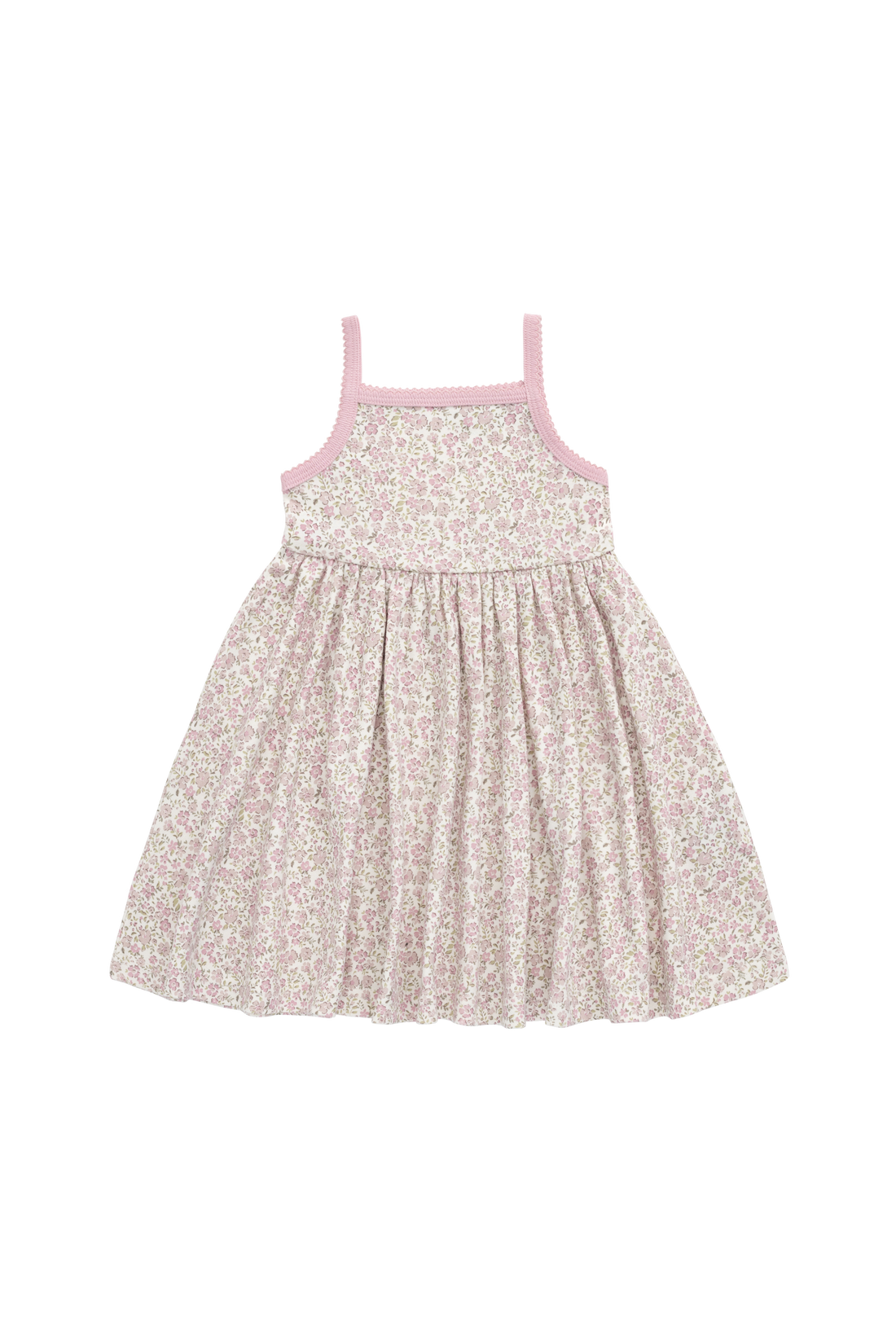 Organic Cotton Samantha Dress - Tully Mauve Childrens Dress from Jamie Kay Australia